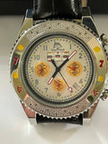 <€€ New Mens TECHNO MASTER Watch Las Vegas Gambler's Collectible Limited Edition Watch NIB