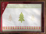a** Holiday Christmas Greeting Cards 12 Cards/Envelopes Happy Holidays Tree