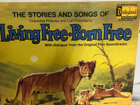 a* Vintage Disney Stories & Songs LIVING FREE BORN FREE Vinyl LP 1972