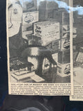 a* Vintage Newspaper Clippings Chillicothe Missouri Midnight Raids Spirits Gambling