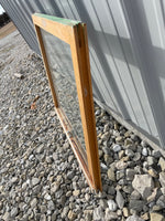 a** Wood Frame Encased Single Pane Window Art Projects 32” L x 27” H x 1” D w/ hook #9