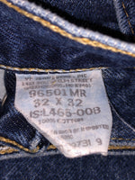 MENs WRANGLER Jeans 96501MR 32” x 32” Regular Fit Gently Worn