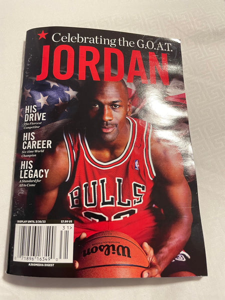 NEW 2023 Celebrating The G.O.A.T. Michael Jordan NBA Chicago Bulls Basketball Magazine His Career Drive Legacy