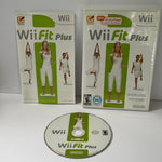 a* Nintendo Wii FIT PLUS Fitness Video Exercise Custom Routines 2009 Case Manual