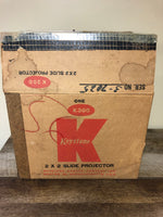 *Vintage Keystone Camera Company K-300 Slide Projector Case Box Manuals 2x2 Slides Works