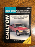CHILTON Automotive Repair Manuals Variety of Makes/Models