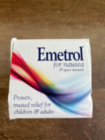 Emetrol For Nausea and Upset Stomach Cherry Flavor 4 fl oz - EXP 02/20 SEALED BOX