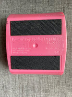 a** Vintage Desk Post-it Pop-Up Note Paper Caddy Holder Dispenser Paperweight Pink Breast Cancer Survivor