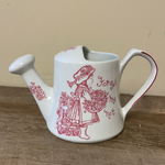 a** Royal Crownford Ironstone Staffordshire Forget-Me-Not Pink Watering Can