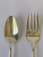 Vintage International Silverplate Flatware Pattern WAKEFIELD 6” Teaspoon and 6-5/8” Salad Fork