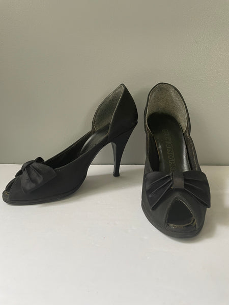 Mossimo Supply Co Sandal High Heel 5.5in Block Women's Size 6.5 Almond Toe