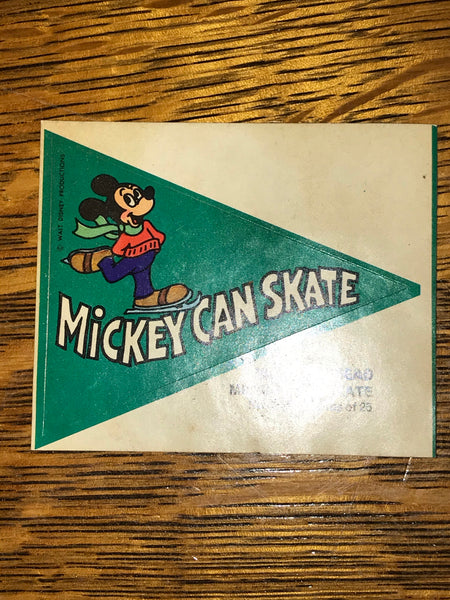 *Vintage NEW MICKEY MOUSE Can Skate Disney Sticker