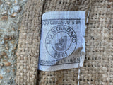*Vintage Burlap Jute Coffee Sack Bag Vietnam Marked “Sponsorship”