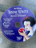 a* Lot/5 DVD Movies Cinderella II, Snow White, Lilo & Stitch, Beauty & Beast, Rapunzel (No cases)