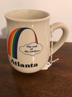 *Vintage ATLANTA “The End of the RAINBOW” Coffee Cup Mug Pottery Papel