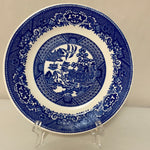 Vintage ROYAL China Blue & White WILLOW Ware 6.5” Bread Dessert Plate