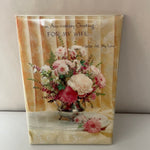 a* Vintage Used Anniversary Wife Greeting Card Crafts Scrapbooking Padded