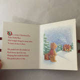 Vintage TYLER TEDDY’s New Home Miniature Book Hallmark Cards XPG3417 Suitcase