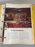 €<a* Vintage BHG Better Homes and Gardens 1970 Handyman’s Book in Binder Home Maintenance