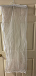 a* White Net 2 Hanger Framed Dress Garment Bag Closet Storage Dust Cover