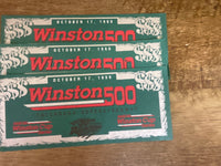 * Lot/8 Talladega Winston 500 Nascar 30th Anniversary Paper Coupons Oct 17, 1999