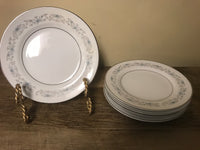 <€€ Vintage Set/5 Mikasa Fine China DEBORAH #8291 6.25” Dessert Bread Plates