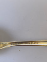Vintage 1940s International CAMELIA Pattern Silverplate Single Demitasse Spoon