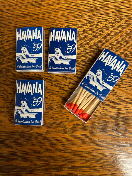 Vintage HAVANA 59 Richmond VA Set/4 Matchstick Match Boxes