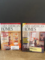 Lot/5 Vintage EARLY AMERICAN HOMES Magazine 1999 Feb,April, June,October,December