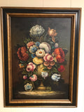 <€€* Framed Art Marchella PIERY Knife Pallet Oil Canvas Painting