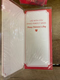 <€€ New Valentine Card VALENTINE YOU HAVE MY WHOLE HEART w/ Envelope in Plastic Seal 2022 Voila