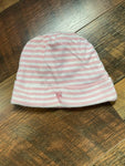 € Baby Newborn Gerber Stocking Cap Hat Pink & White Pinstripes