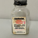 *Vintage Grumbacher Artist’s Copal Painting Medium 587-2 74ml Empty Glass Jar Bottle