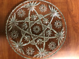 a** Vintage Anchor Hocking Pressed Indiana Glass Star of David Serving Plate Platter Variety of Designs