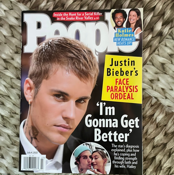 NEW PEOPLE Magazine July 4 2022 Justin Bieber