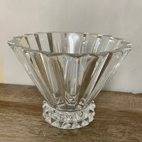 ~€ Heavy ROSENTHAL CRYSTAL Classic Blossom Cut Glass 6” Vase Decor Germany