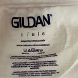 NEW Lot/5 Mens GILDAN White Cotton Tshirt Short Sleeve Large