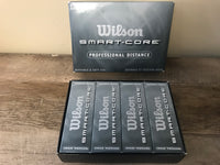 NEW WILSON Smart-Core Professional Distance  White Golf Balls Dozen 4 boxes/3 each
