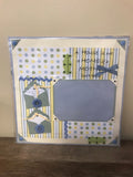 *NEW Just Jinger 12x12 2-Pre-Made Scrapbook Pages Worlds Best MOM
