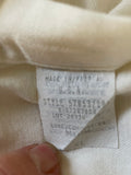 +* Vintage Mens XLarge White Ruff Hewn 100% Cotton Button Down Long Sleeve