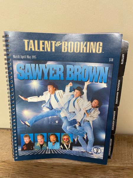 Vintage 1995 SAWYER BROWN Talent & Booking Catalog Program Collectible Country Music