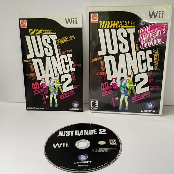 *Nintendo Wii Video Game JUST DANCE 2 2010 Case Manual