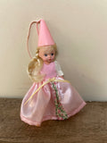 *Vintage 6” Blonde PRINCESS Doll Blonde Pink Hat Dress
