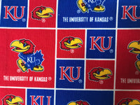 CoviCover University of Kansas “Jayhawks” Pleated Pocket Face Mask