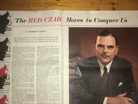 Vintage Final COLLIER'S MAGAZINE 1951 February 10 The Red Czar Moves To Conquer Us Vol 127 #6