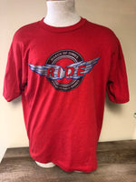 *Vintage 1996 Mens MARCH OF DIMES Bike Tour Red Short Sleeve Size Large