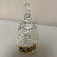 a** Vintage Crystal Hand Dinner Bell Tritschler Winterhalder Bleikristall Germany