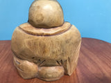 *Vintage BUDDHA Buddah Asian Oriental  Figurine Wood Carved