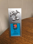 a* Vintage Mickey Mouse Silver Picture Photo Frame Disneyland