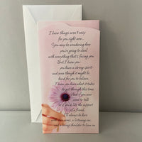 <€€ New Thinking of You Encouragement Greeting Card w/ Envelope Hallmark Between You and Me